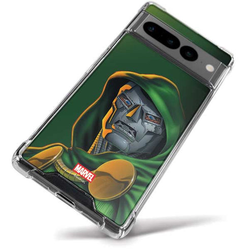 Marvel Dr. Doom Portrait Google Pixel 7 Pro Clear Case